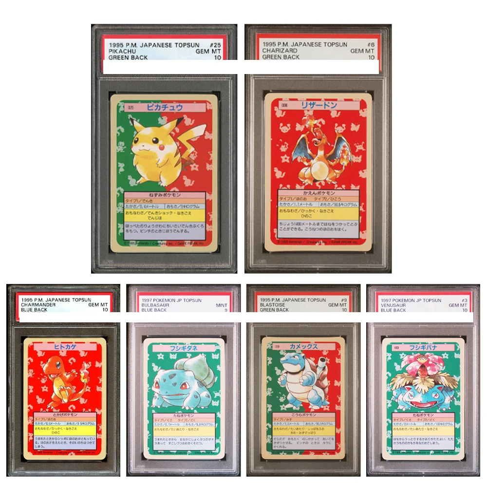 

Карта аниме «Покемон», японский Пикачу, ШАРИЗАРТ, БУЛАБСАУР, BLASTOISE VENUSAUR, 10 точек, рейтинг, карты, аниме-игры, коллекционные карты