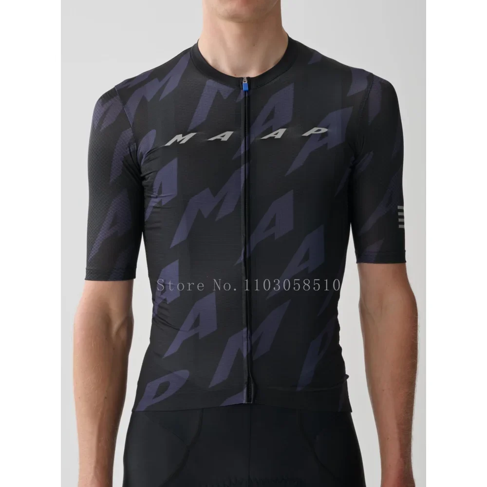 Maillot de cyclisme à manches courtes pour hommes, chemise de vélo de route, vêtements de VTT, vêtements de vélo de montagne, équipe professionnelle, descente