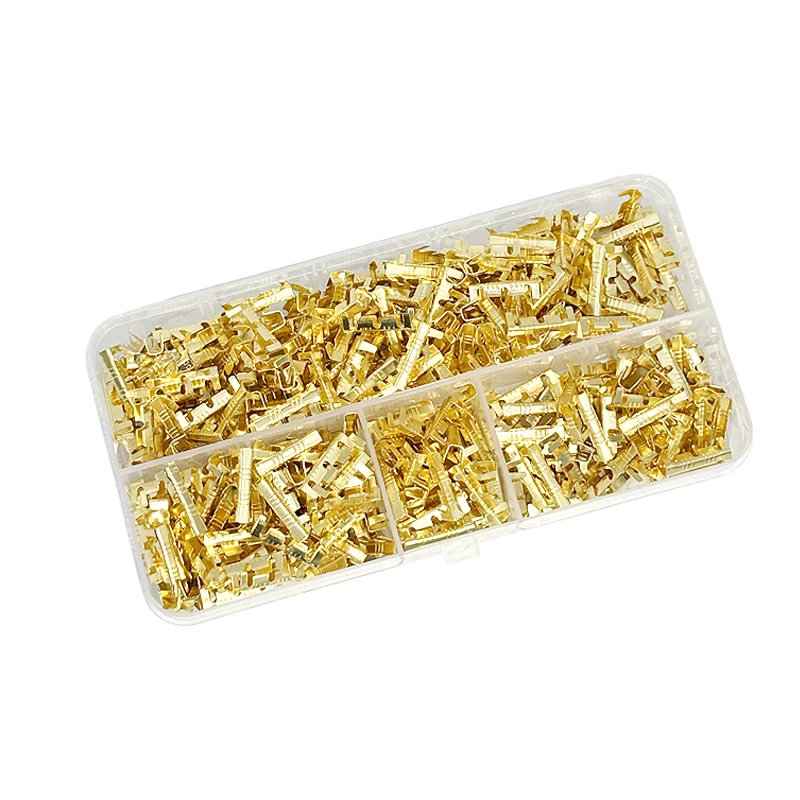400 Pcs U-Shaped Wire Connector Crimping Terminal 0.3-1.5mm² Wire Joint Double Joint Electrician Tool Set