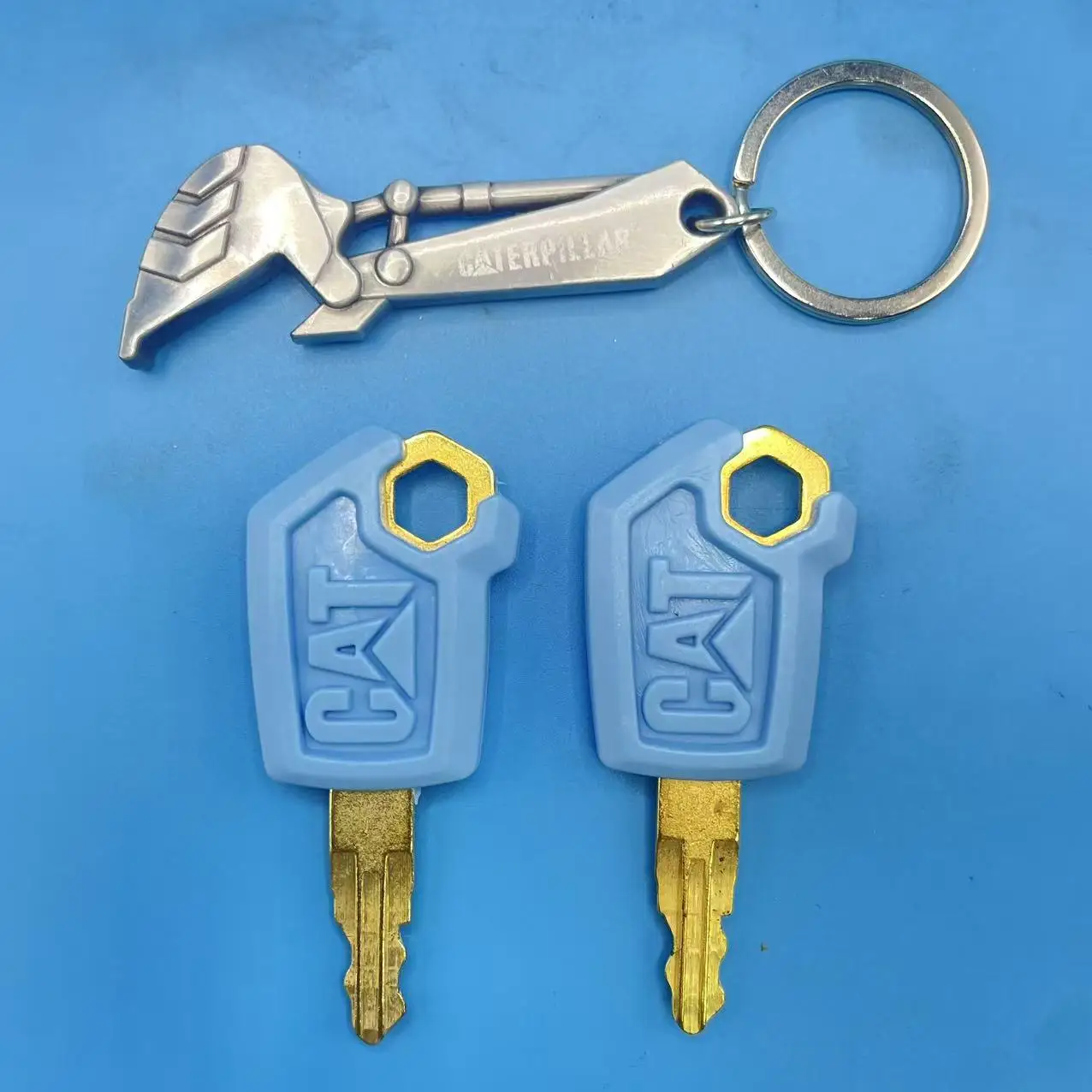 2 قطعة مفتاح إشعال مفتاح ل الأزرق 5P8500 مع المفاتيح المعدات الثقيلة محمل الإشعال دولوزر المعادن والبلاستيك جودة عالية #2