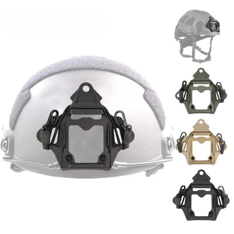 

FAST Тактический адаптер для крепления на шлем, алюминиевый сплав ночного видения с веревкой-крючком, кронштейн для шлема NVG, аксессуары для шлема FAST