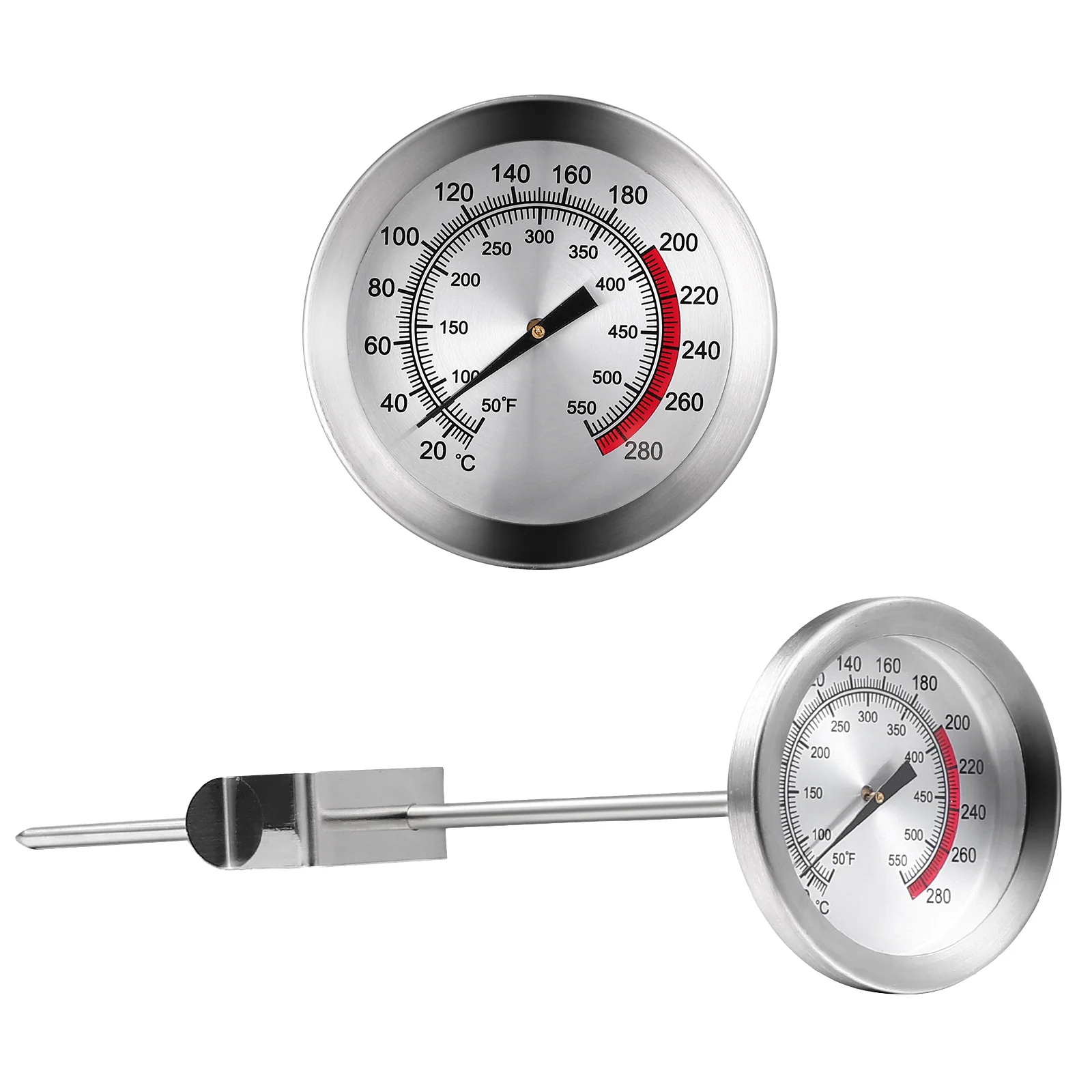 

Oven Temperature Deep-Fried Pot Thermometer Food Frying with Clip Kitchen for Cooking