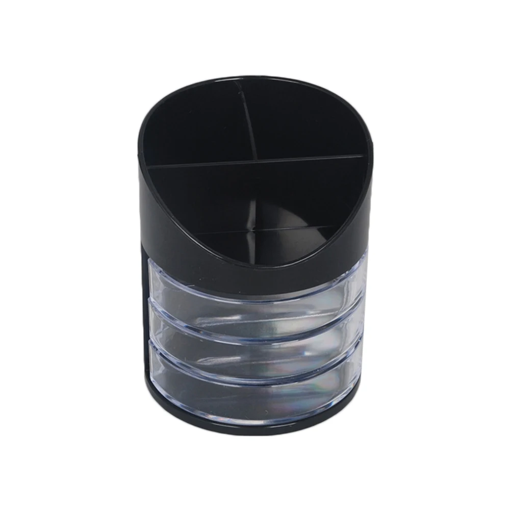 

Multifunctional Pen Container Office Holder Black Plastic Desk Organizer Gifts Storage Box Coin Bank Bedroom School EcoFriendly