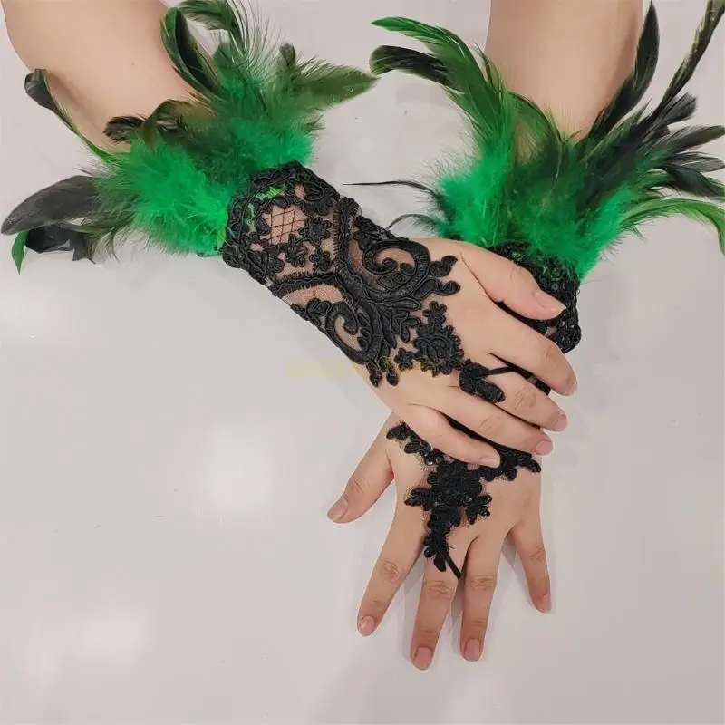 

31BF Wedding Gloves Proms Gloves for Operas Stage Shows Evening Dinner Dancing