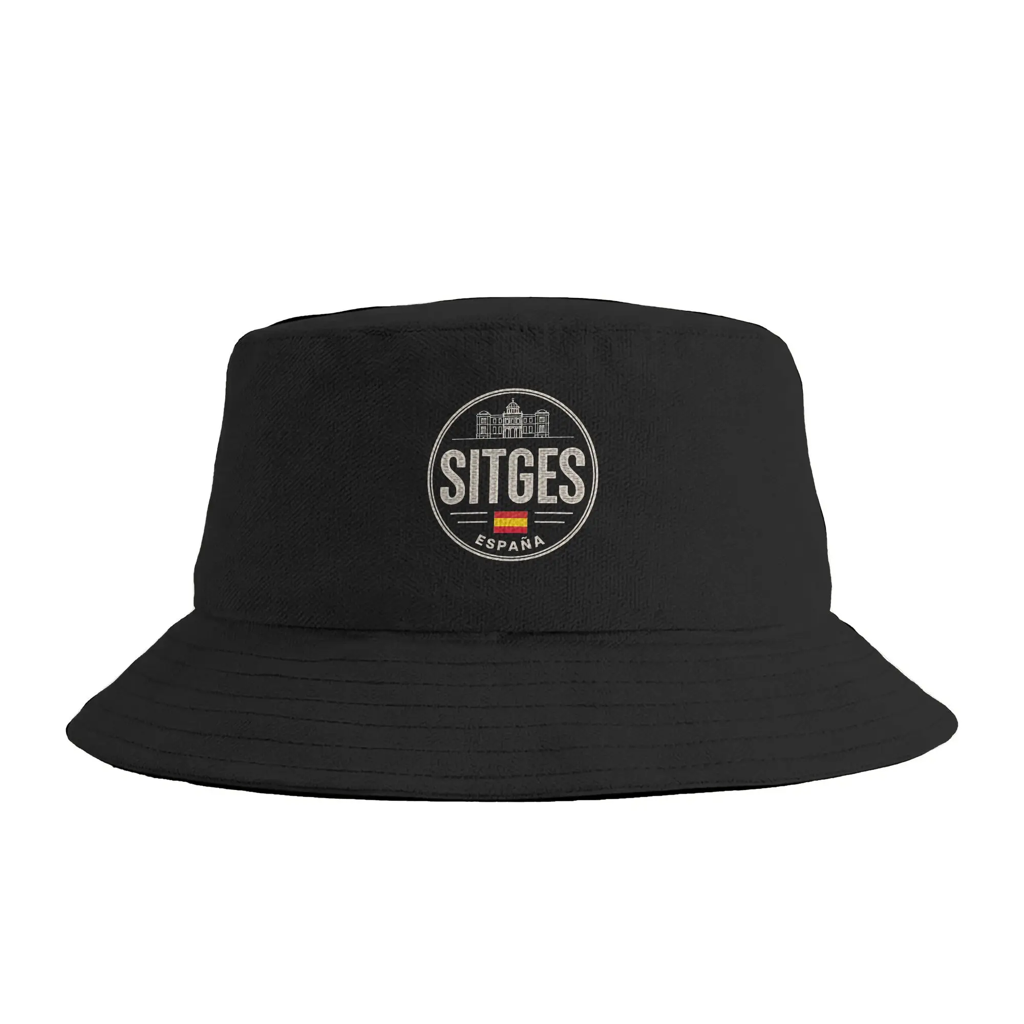 Explore Sitges City Travel Spain Espana Bucket Hat  Harajuku Fisherman Caps For Unisex Classic Travel Visor Hats Portable Cap