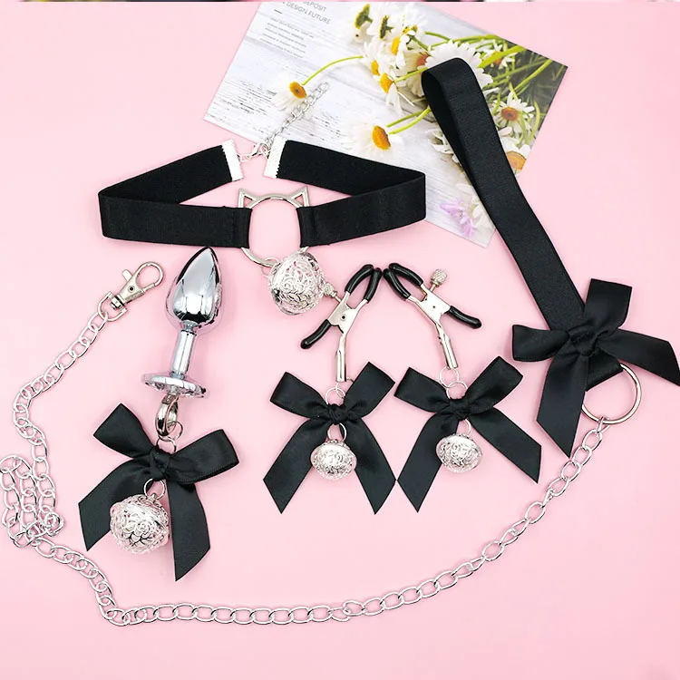 منتجات مشبك الثدي الممتعة للكبار ، طوق وجه القط ، الدعائم المغازلة ، أدوات الجنس ، السلسلة ، الجرس ، الياقات ، ألعاب الجنس الإباحية ، 18 Plus