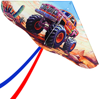 2024 NEW Outdoor Fun Sports Kite For Beginner Delta Car Kites For Kids And Adults Come With String And Handle Easy To Fly