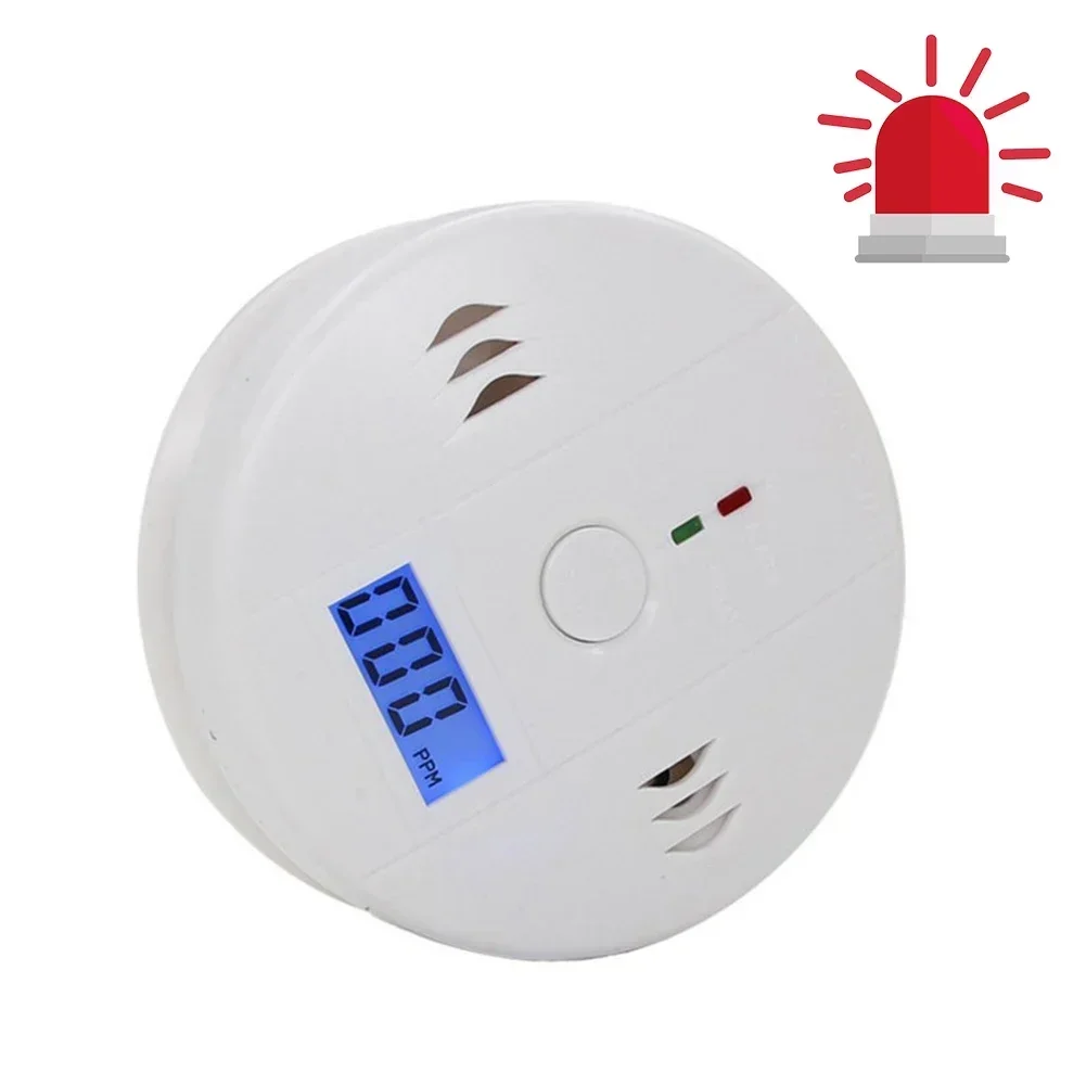 Carbon Monoxide Alarm Co Detector LCD Display Alarm Home Wireless Toxic Gas Leak Detector Fire Warning Sound Alarm Detector