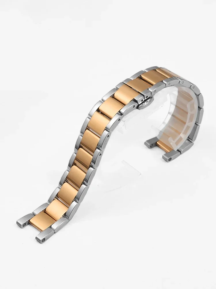 Women's Stainless Steel Bracelet, Suitable for F-iyta Heartstrings, G-ucci, Frey, V-ersace Notched Steel Strap Watch Strap Women image 5