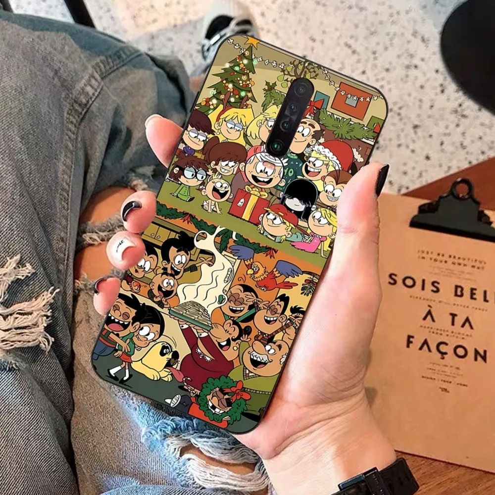 The L-loud House Long Rugs Phone Case For Redmi 5 6 7 8 9 10 plus pro 6 7 8 9 A GO K20 K30 K40 pro plus F3 Fundas