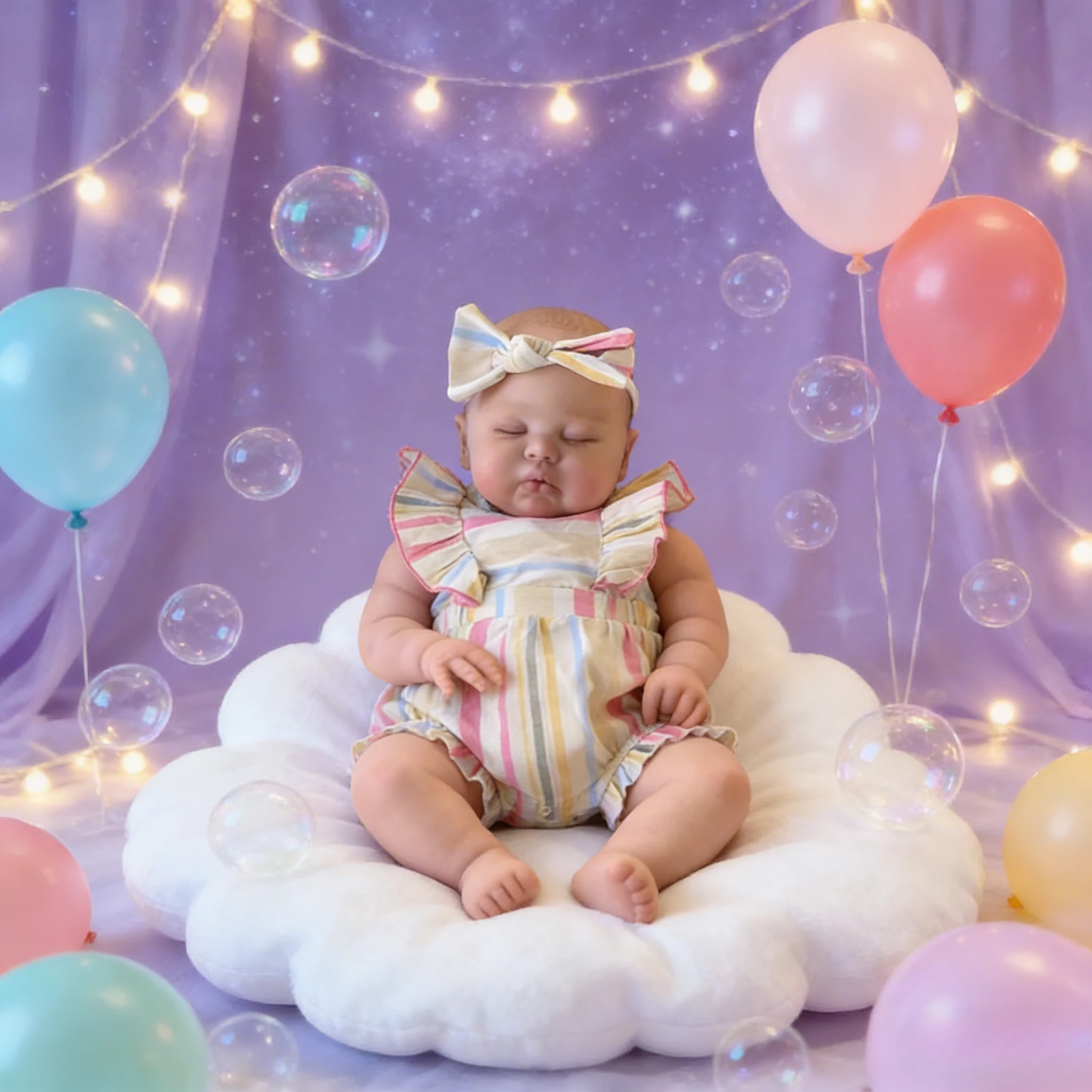 Muñeca infantil Reborn Pickle Sleeping de 60 cm: cuerpo suave, muñeca de arte coleccionable realista detallada de alta calidad