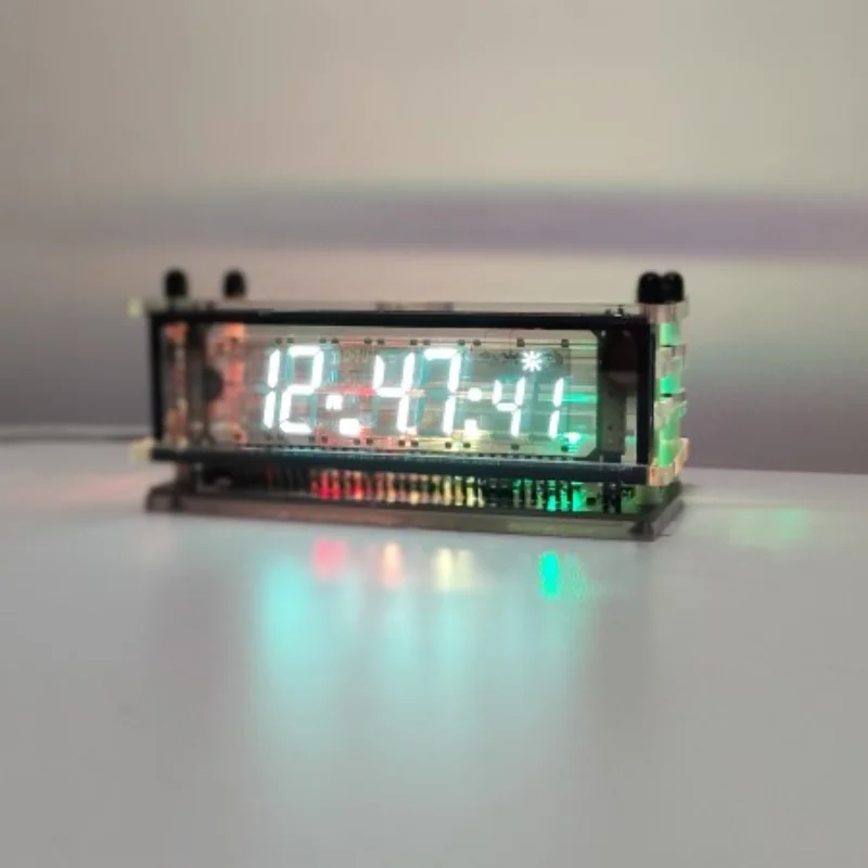 Colorful VFD Clock WiFi Clock VFD Clock RGB Color Clock VFD Screen with Daylight Saving Time