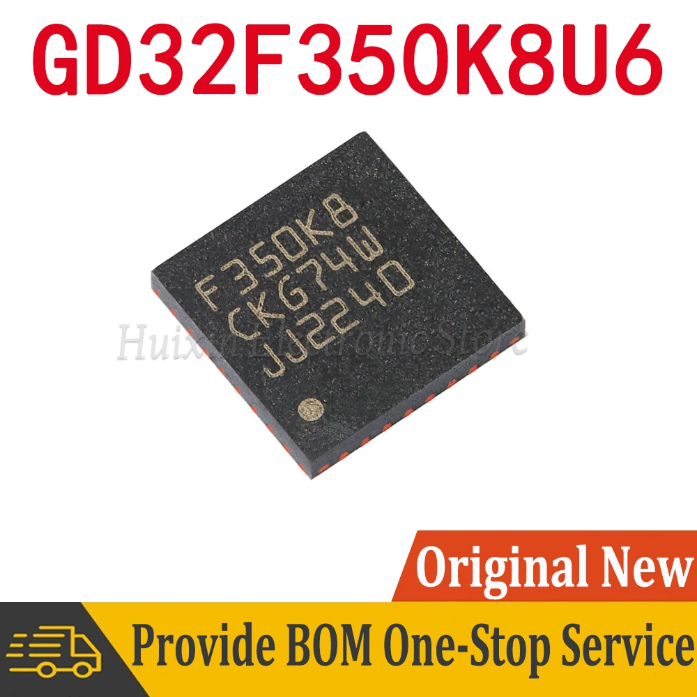 

1-5pcs GD32F350K8U6 QFN-32 GD32F350 32F350K8U6 QFN32 32-bit Microcontroller MCU Chip IC New Original