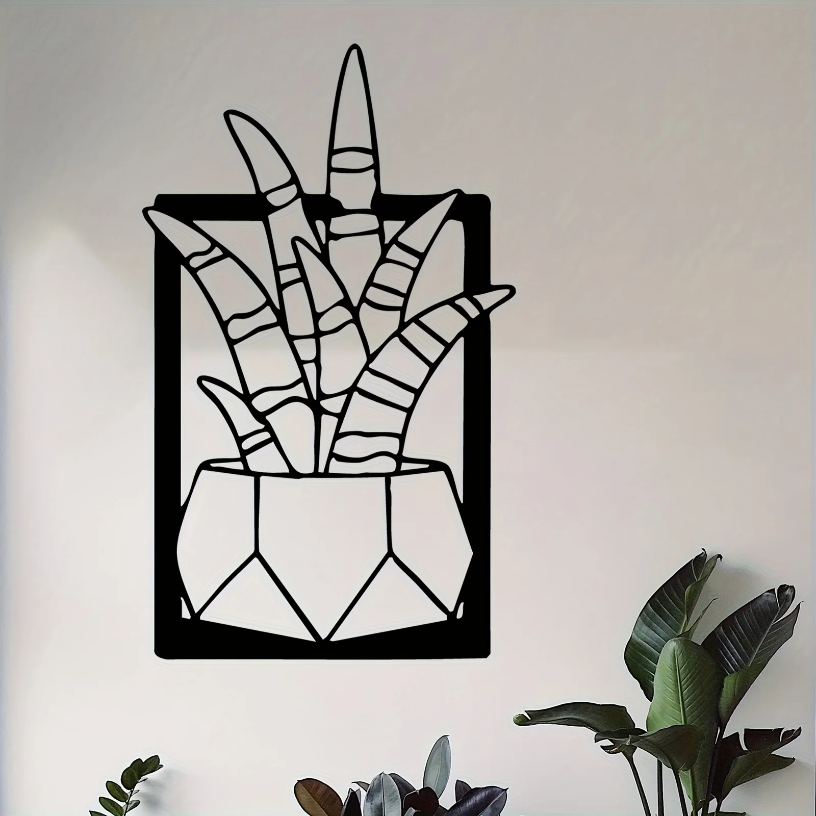 CIFbuy Metal Wall Art Gothic Skeleton Hand Iron Decor Waterproof Durable Rustproof Sign for Living Room Garden Fence Patio Yard