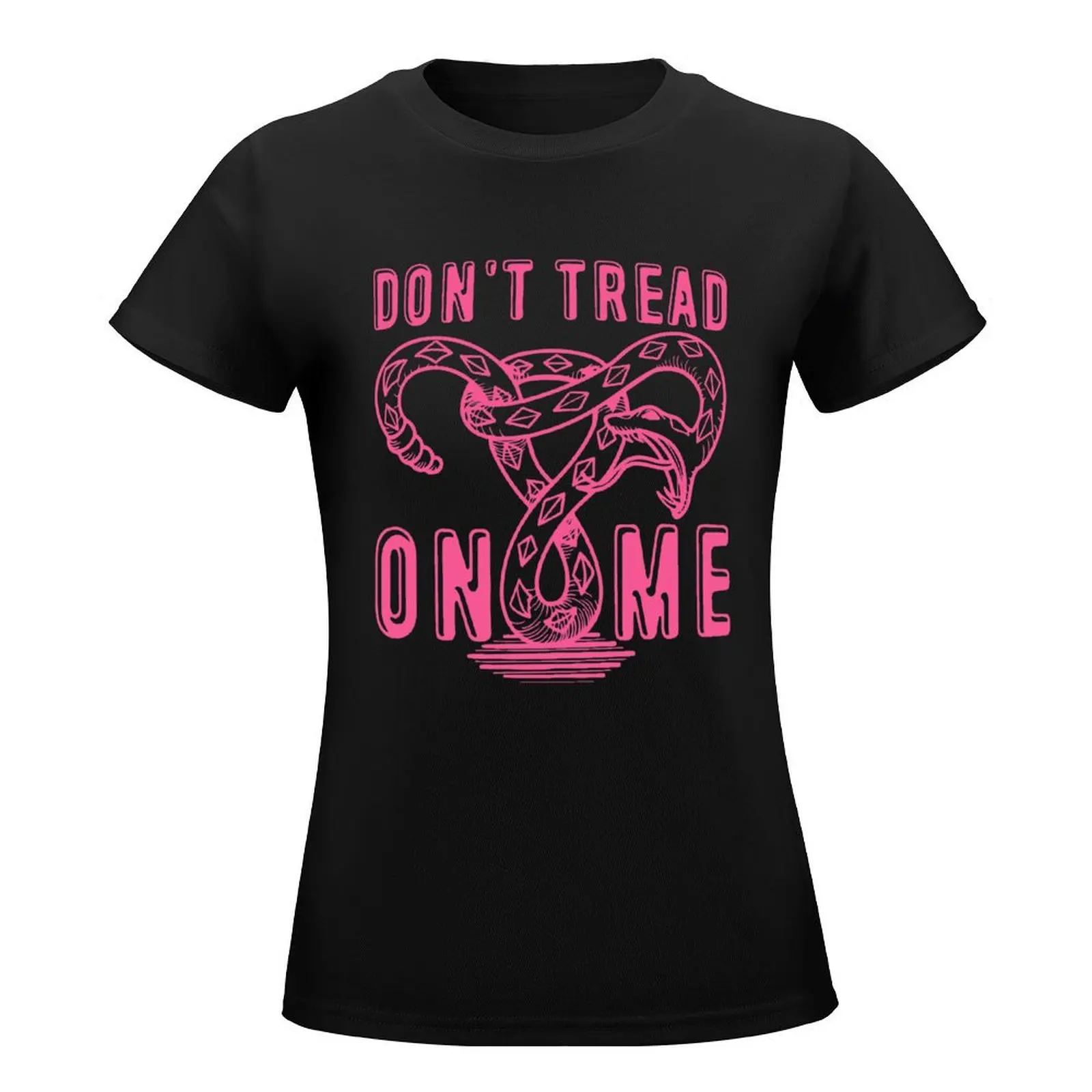 Don’t Tread On Me Uterus Women Gift T-Shirt korean fashion Short sleeve tee plain Top Women