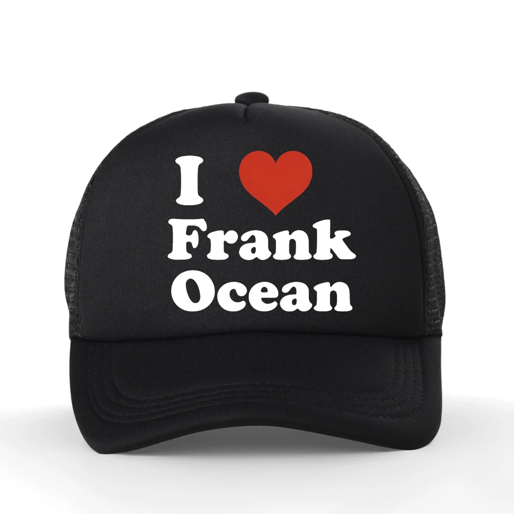 

I Love Frank Men Women Blond Hip Hop Trend Baseball Cap Ocean Fashion Rapper Cool Mesh Breathable Hat