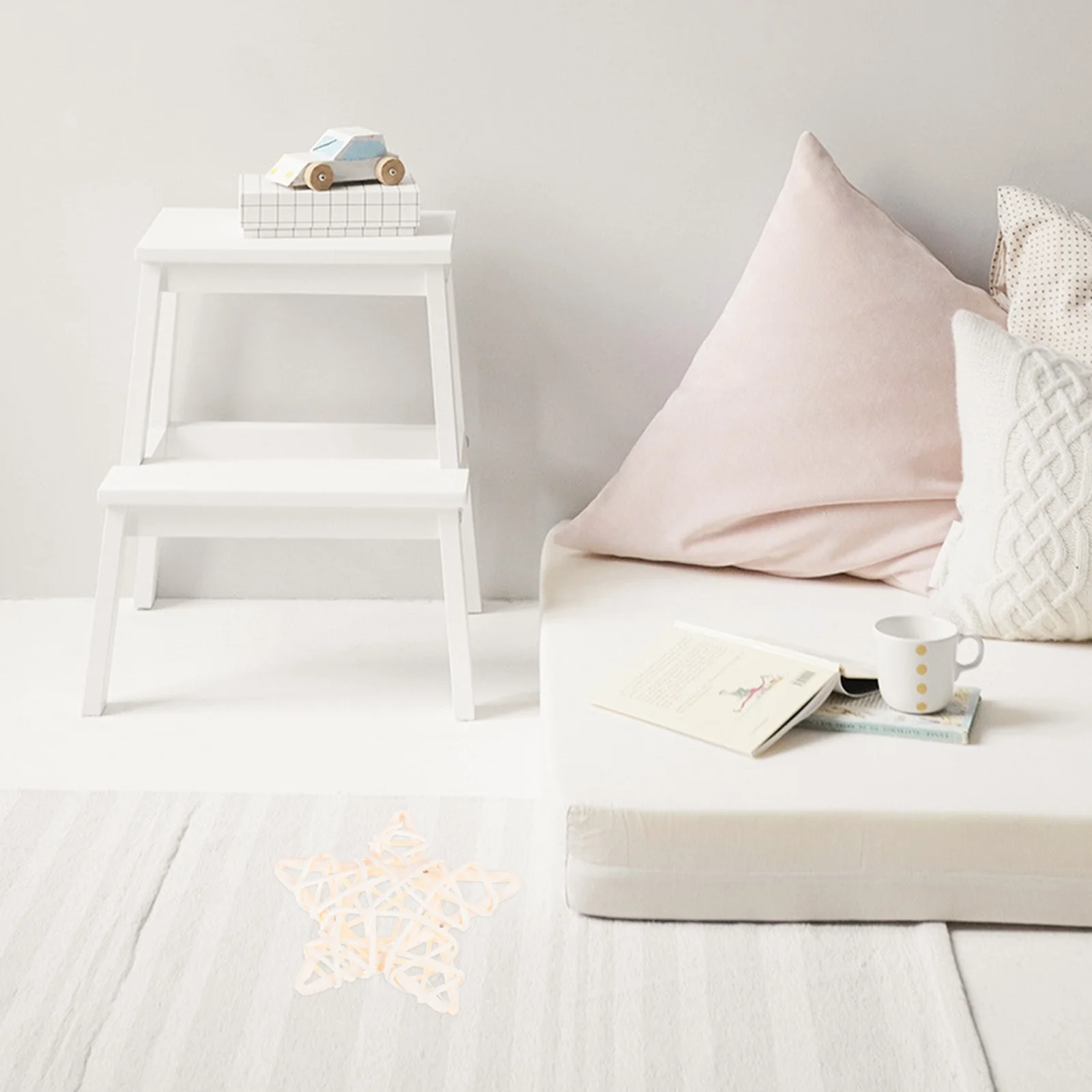 

15Pcs Rattan Woven Five-Pointed Star 6Cm DIY Independence Day Decor Party Layout Decoration Small Woven Star Props Ornament