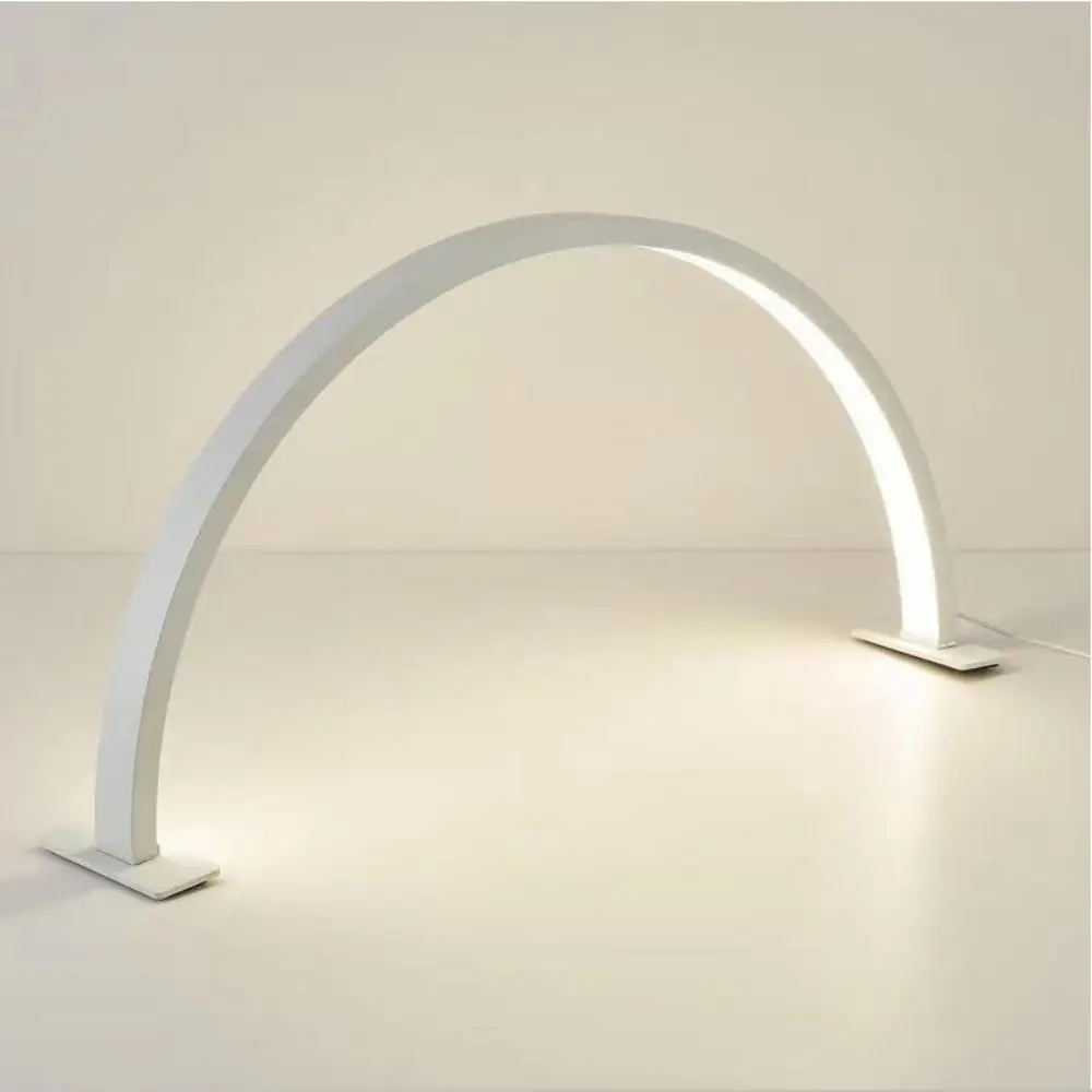 Dimmable U-shaped Nail Lamp 3 Light Color 180-degree illumination Half Moon Nail Light Eye Protect Adjustable