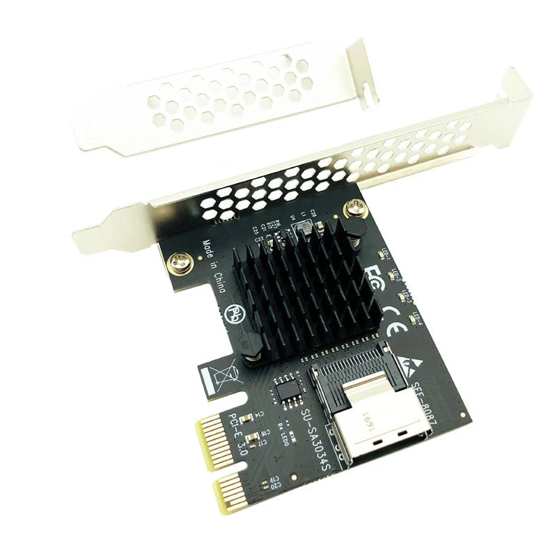 Mini SAS SFF-8087 4 ports SATA 3 III 3.0 vers PCI e PCIe Contrôleur PCI-e vers SFF 8087 SFF8087 SATA3 Adaptateur 6 000 Cartes