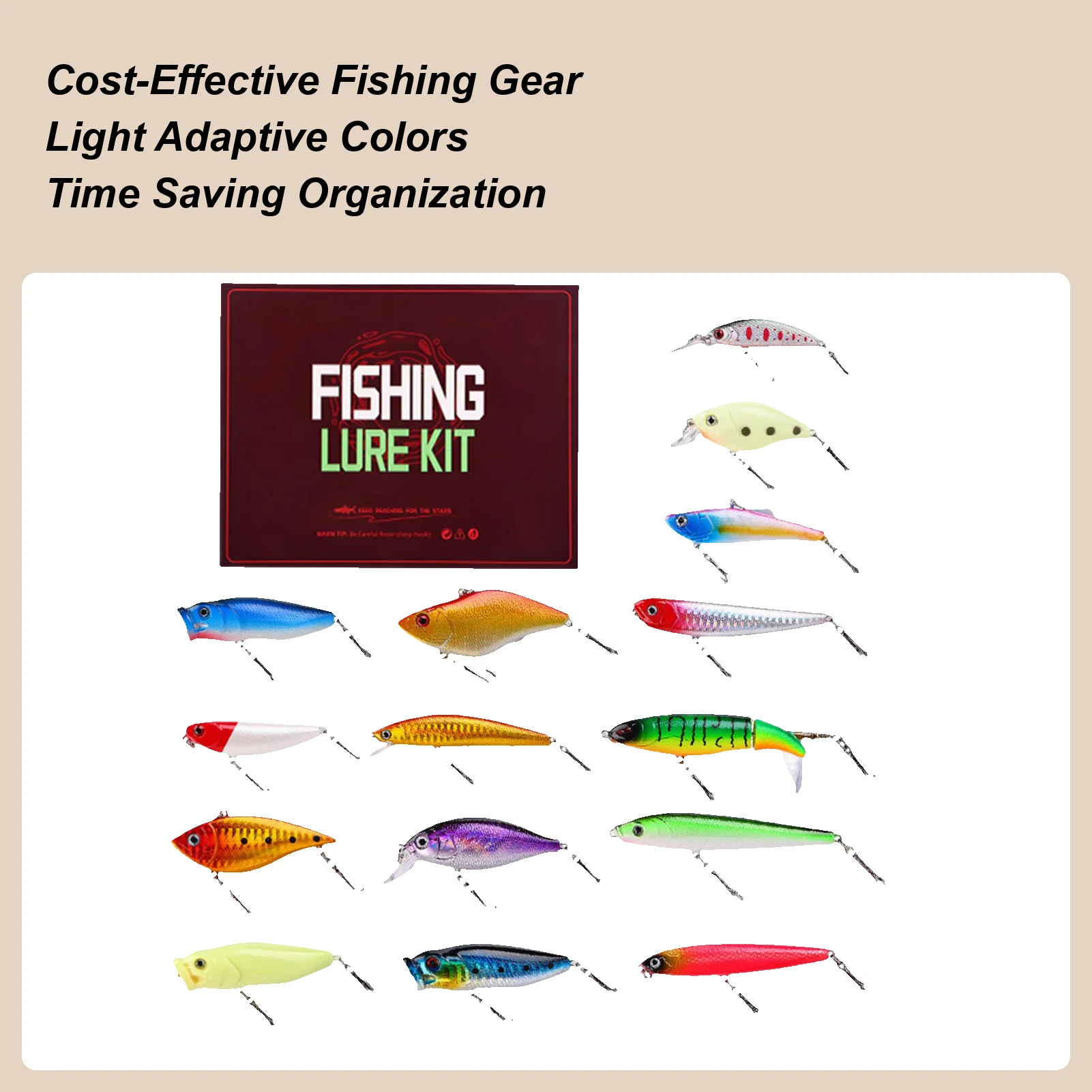 

Приманки для морской рыбалки, 15 шт., светоотражающая реалистичная приманка для рыбы, набор для ловли окуня на День благодарения, праздник, день рождения, вечеринку, реки