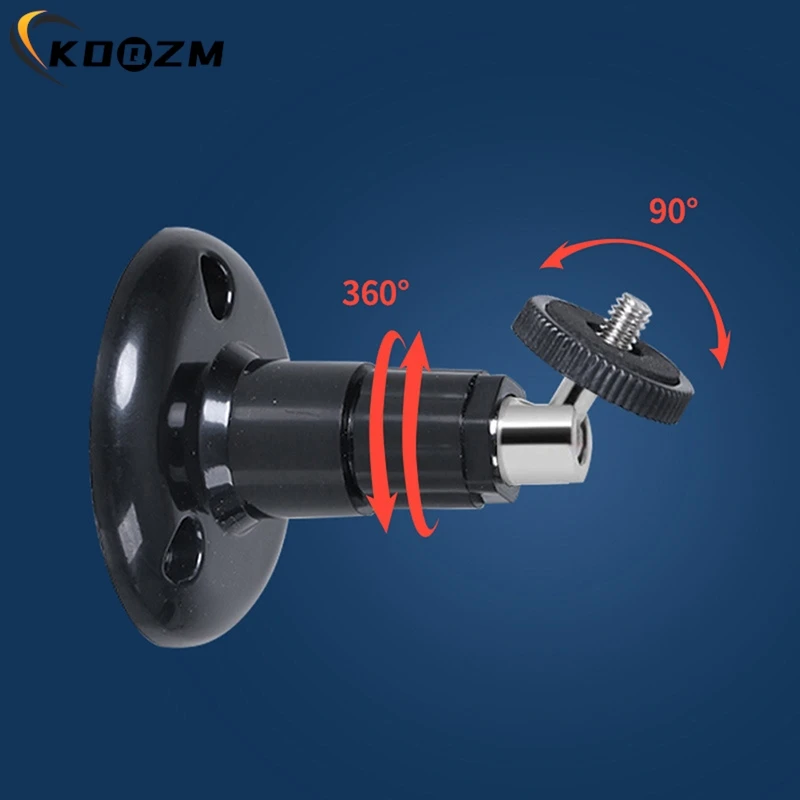 1set Wall Mount Bracket Installation Metal Holder Secure Rotary CCTV Camera Stand For Security Surveillance Camera