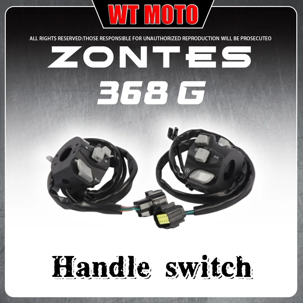

For ZONTES 368G/E/K/D/M pedal bike handlebar switch left and right handlebar ignition horn switch for zontes 368-g