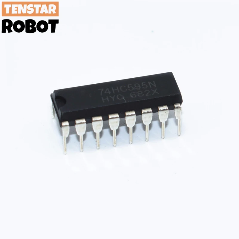 10PCS SN74HC595N DIP16 SN74HC595 DIP 74HC595N 74HC595 New IC 8BIT SHIFT REGISTERS WITH 3 STATE OUTPUT