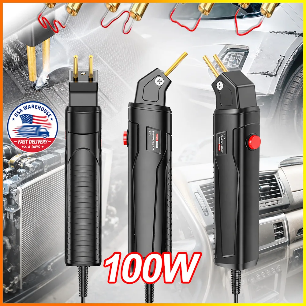 Plastic Welder, 200/ 1000PCS Staples, Rapid Heating, Plastic Welding Kit, Hot Stapler Kit, Plastic Welder Gun Kit, Car Bumper Repair Kit, Plastic Repair Kit