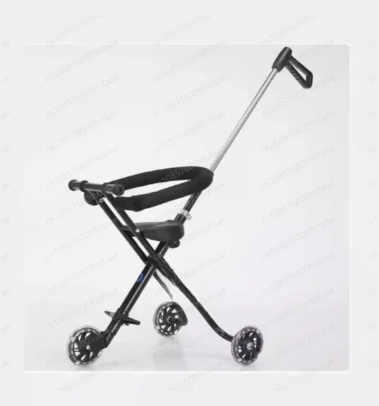 Three Wheeled Baby Light Portable Simple Child Stroller To Walk The Baby