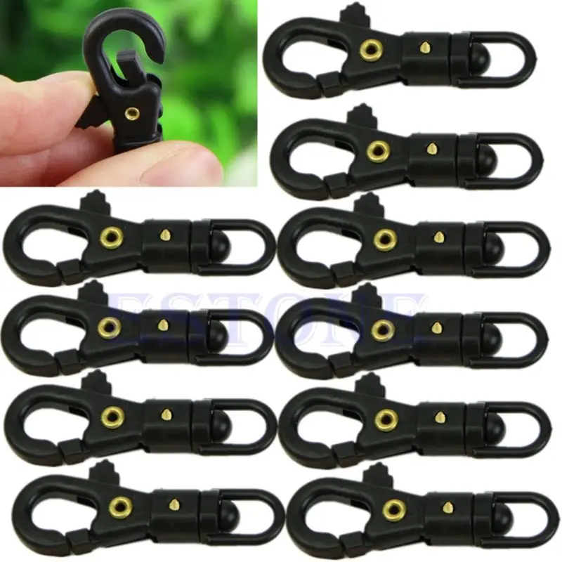 1x Mini Outdoor Survival Rotatable Hang Buckle Quickdraw for Key Chain EDC Tool