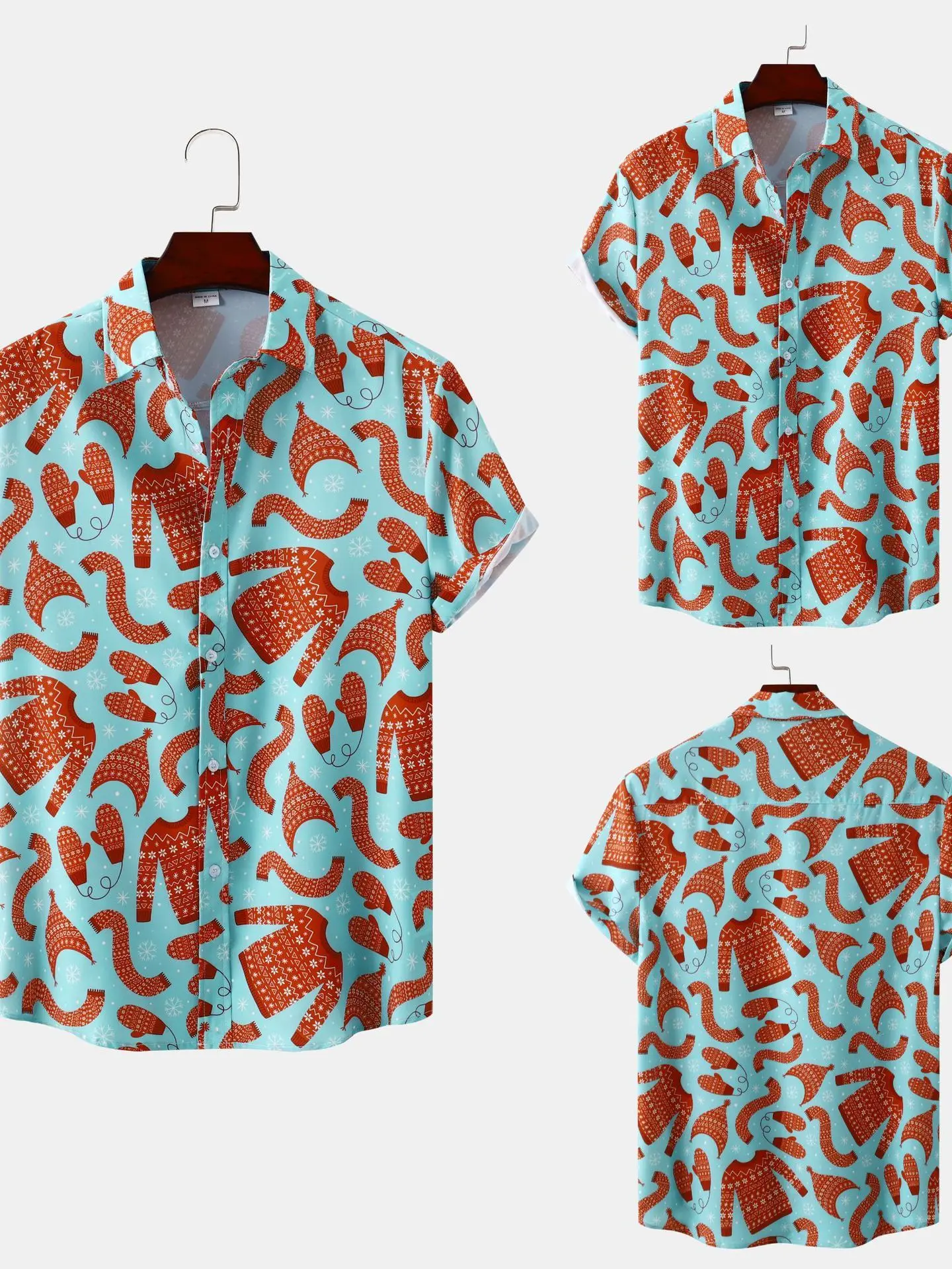

Floral Print Casual ort Sve Loose Fit Men's irt Single Button Hawaiian Sle Breathable Summer Faion Youth ular