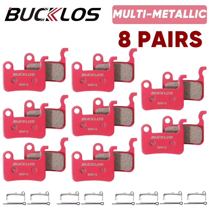 BUCKLOS Fiets Hydraulische Schijfremblokken voor M535 Metallic Remblokken Metal Road Mountainbike Remblokken fit A01S M06S M07S