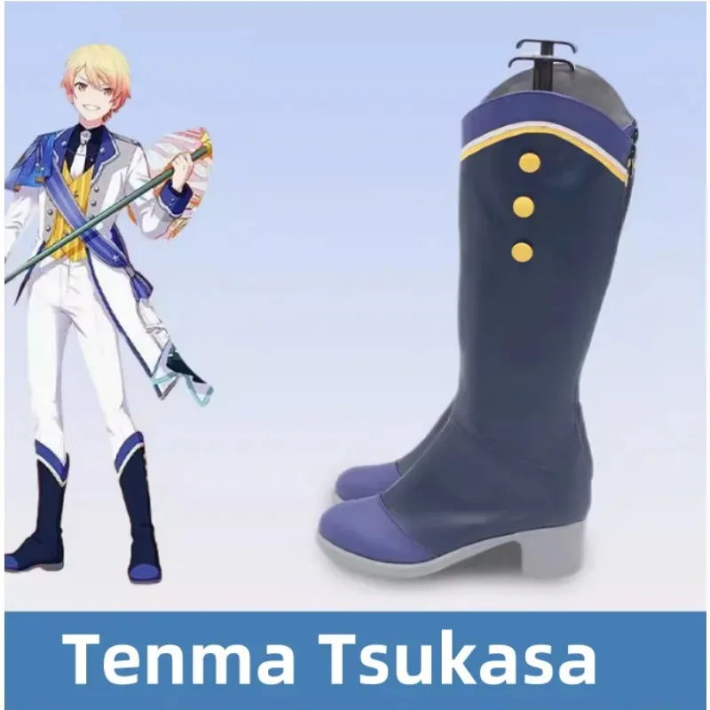 Bear's Home Project Sekai الملونة المرحلة Tenma Tsukasa تأثيري هالوين لعب الأدوار أحذية رجل صبي أنيمي كوميك Ex جديد 2025