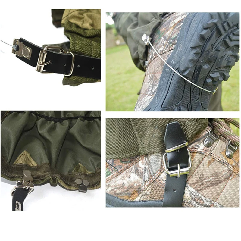 A Pair Hunting Tactical Leggings Hunting Waterproof Camping Mountain Training Leggings Snow Sleeves Mosquito Proof Leggings