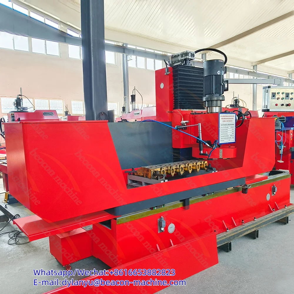 GS-9740 * 1500 رأس الأسطوانة العمودية عالية الدقة وآلة إعادة تسطح الكتلة لإصلاح محرك الدراجة النارية التلقائي
