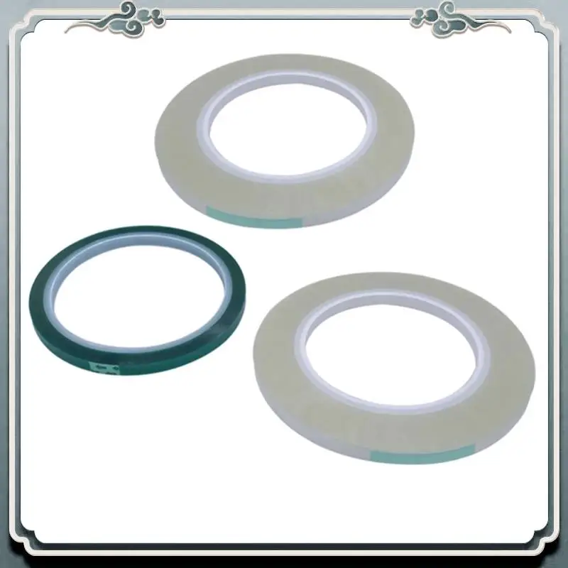 قسط جديد 1/4 بوصة 125 متر × 2 قطعة شريط زعيم الشفافية لأشرطة بكرة إلى بكرة #6