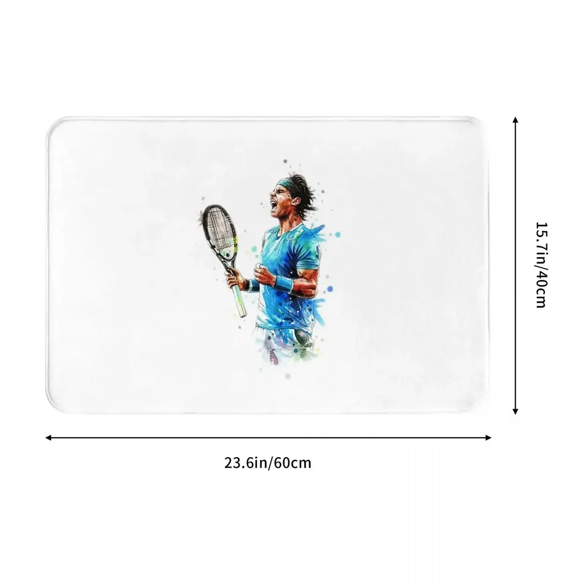 Art Rafael Nadal Non-slip Doormat Floor Mat Durable Carpet Rug for Kitchen Entrance Home Balcony Footpad Mats