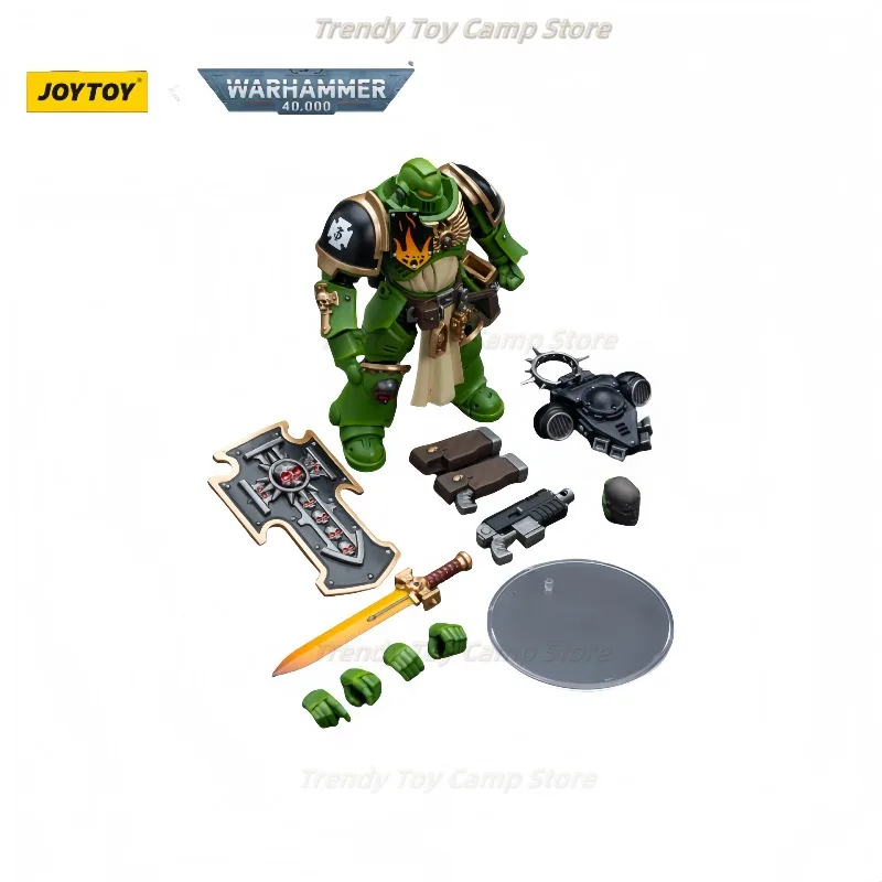 

JOYTOY 40K 1/18 Bladeguard Veteran Action Figure Dark Angels Salamanders White Consuls Figurine Model Gift for Collection