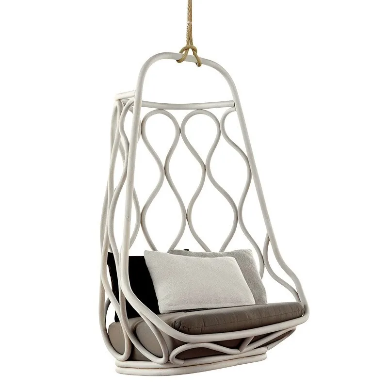 

hanging basket chair hanging indoor single balcony creative Internet celebrity bed and breakfast outdoor courtyard swing