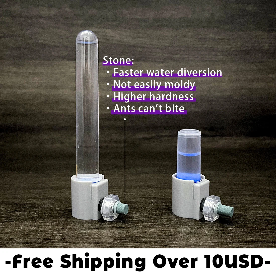 AntsKeeper Water Feeder Stone for Anthill and Nest , Match All Nests in our Store , External Water Feeder Accessories for Ants