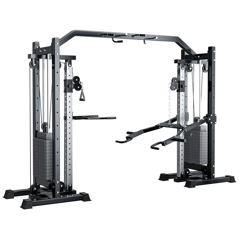 

Multi-functional Integrated Home Fitness Equipment: Lat Pulldown Machine with Chest Fly & Cable Crossover Station
