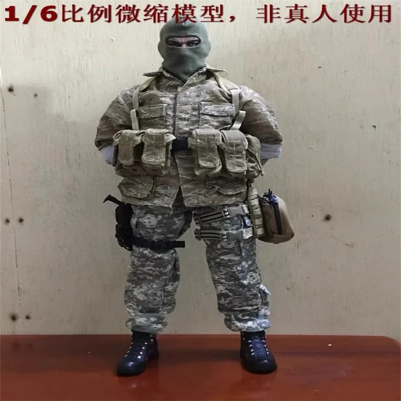 1/6 Soldier Jungle Combat Pants Belt Model Toy Accessories For 12'' Action Figure Body In Stock