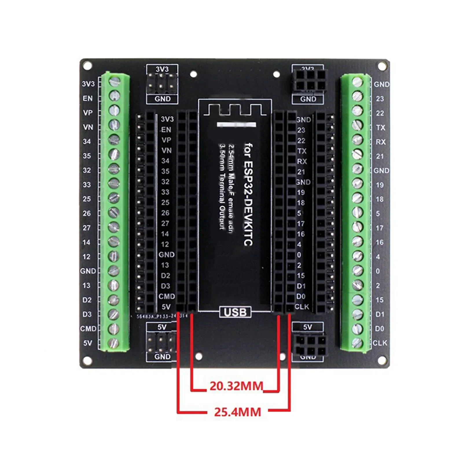 People Scene Expansion Board Breakout Board Typy Outputs Pin Header Super Breakout Board Terminal Blocks