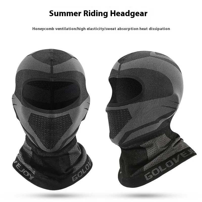 

Cycling Mask Sporty Neck Covers Are Popular Among Men A Breathable And Sweat-Wicking Motorcycle Helmet With A Riding Hood Inside