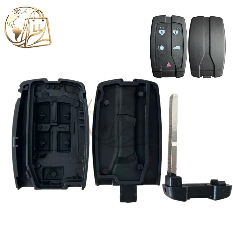 NT8TX9 Para Land Rover Ranger Rover Sport LR2 Freelander 2 3 Llave de coche con control remoto inteligente 46chip 433MHZ 315MHZ PCF7945A 5 botones