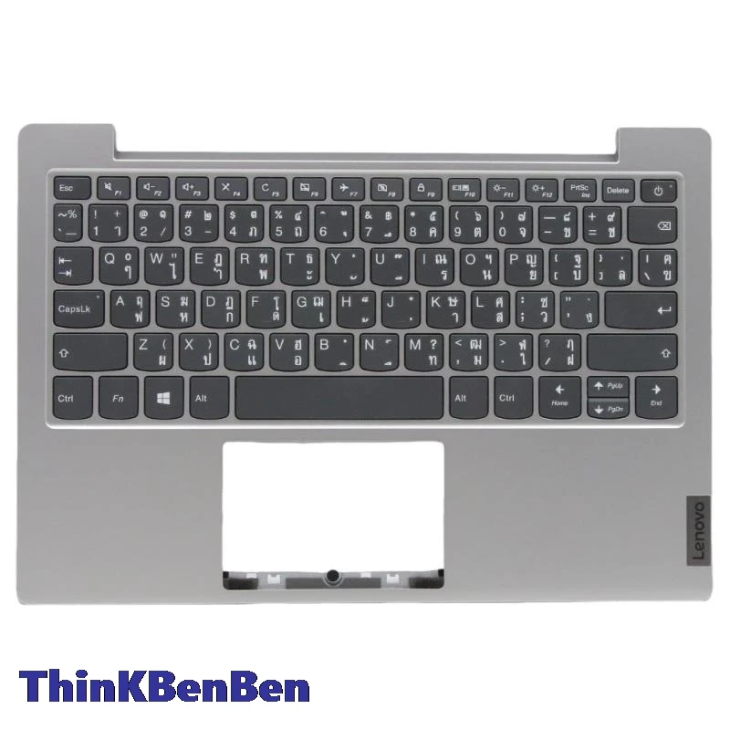 

TH Thai Platinum Grey Keyboard Upper Case Palmrest Shell Cover For Lenovo Ideapad S150 Slim 1 11 11AST 05 5CB0W44000