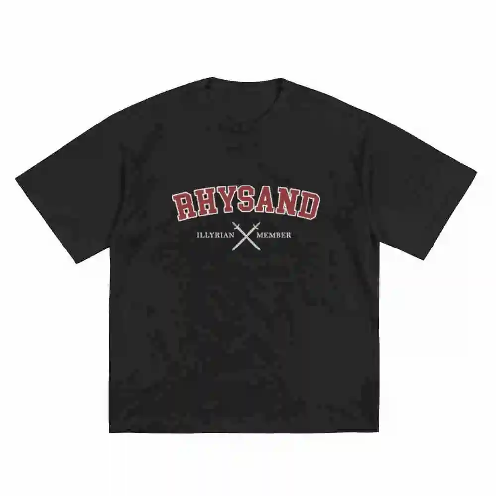 ACOTAR Rhysand Velaris Illyrian Bookish Short Sleeve Tee 100% Cotton T-Shirt
