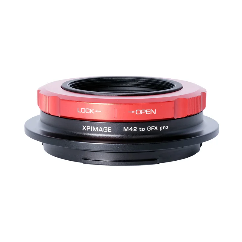 

XPimage M42-GFX Manual Focus Lens Adapter for M42 Mount Lens to Fujifilm GFX Mount Camera GFX100S/GFX100II/GFX100/GFX50SII/50S
