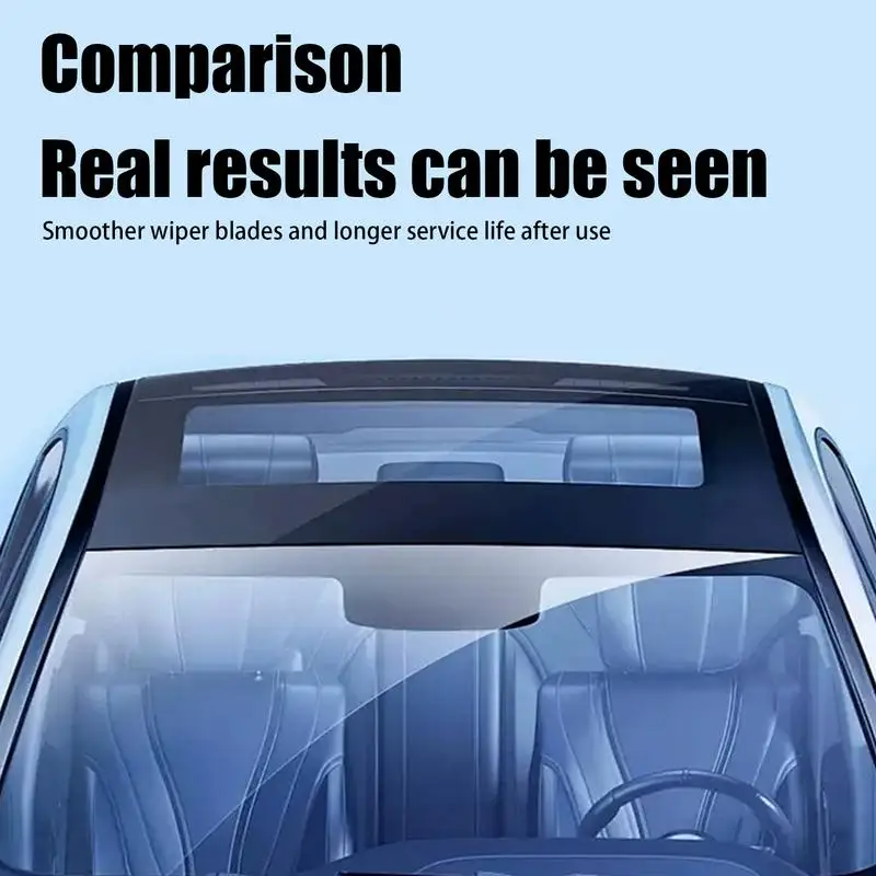 Car Glass Oil Film Cleaner Car Windshield Cleaner 150ml Oil Film Cleaning Brush Multi-function Windshield Cleaner Tool Brush For