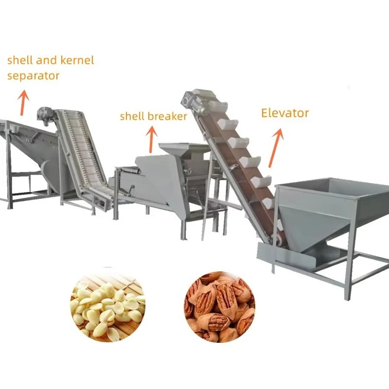 High-Efficiency Almond Nut Processing Plant Roasting Production Line Nut Processing Plant for Wholesales